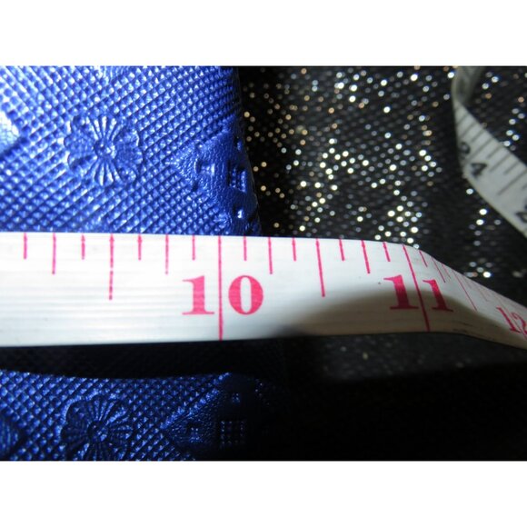 BOGO FORTEXO Cobalt Blue PU Diamond Pattern leather 3 bag crossbody set New - Picture 9 of 16